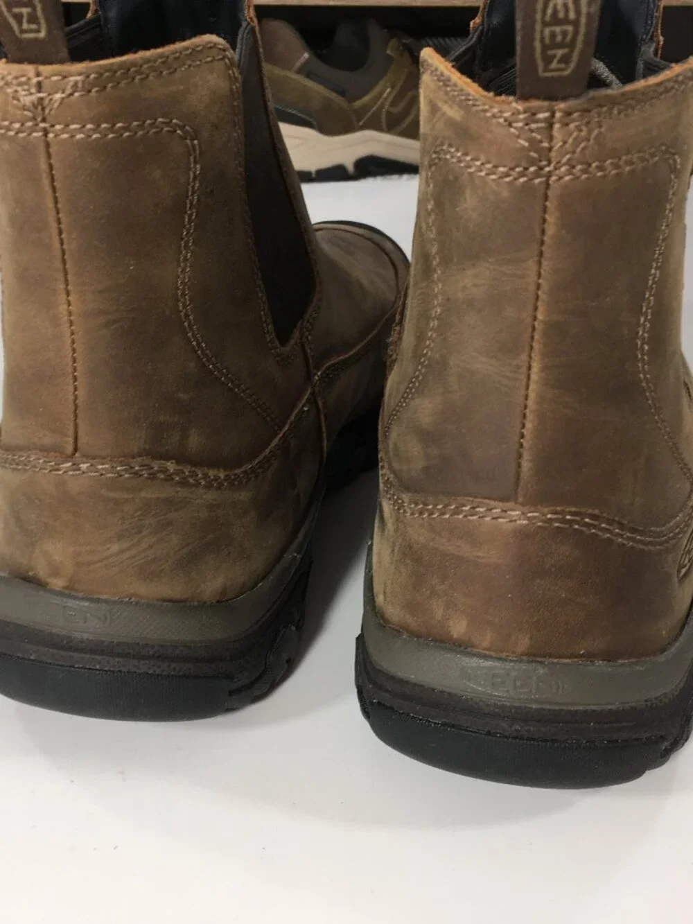 KEEN Anchorage III Waterproof Boots Mens Size 13 Brown Leather 1017790